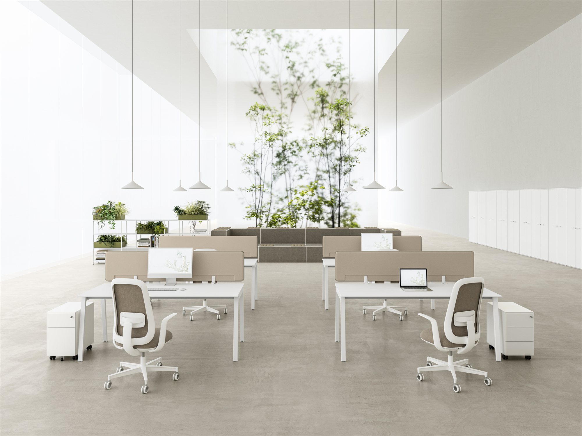 Soluzione d'arredo DVO per ufficio direzionale (1)